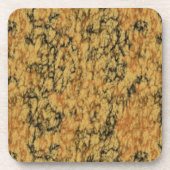 黄色と黒の大理石 コースター (正面)