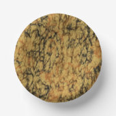 黄色と黒の大理石 ペーパーボウル (正面)