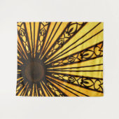 黄色と黒の建築 タペストリー (正面(横))