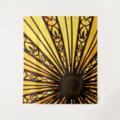 黄色と黒の建築 タペストリー (正面)