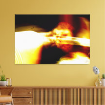 黄色と黒の抽象芸術