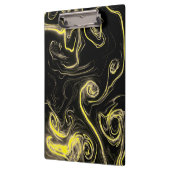 黄色と黒の渦巻き クリップボード (左)