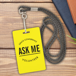 黄色と黒の私のボラン頼ティア バッジ