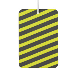 黄色と黒の蜂に似たストライプ模様 カーエアーフレッシュナー