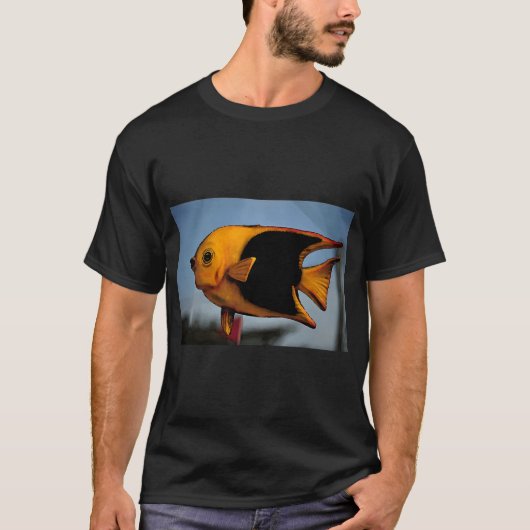 黄色と黒の魚 Tシャツ (正面)