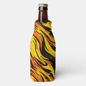 黄色と黒 ボトルクーラー (ボトル正面)