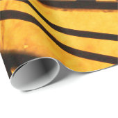黄色と黒 ラッピングペーパー (ロールコーナー)