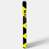 黄色と黒 Case-Mate iPhoneケース (裏面 / 左)