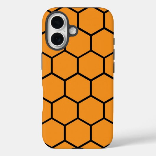 黄色と黒 Case-Mate iPhoneケース (裏面)