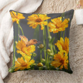 黄色によっては枕が開花しました クッション (ブランケット)