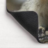 黄色によって膨らまされるMarmot マウスパッド (コーナー)