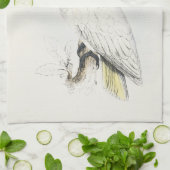 黄色によって頂点に達されるオウムの台所タオル キッチンタオル (折り畳み)