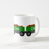 黄色に点灯 コーヒーマグカップ (正面右)