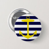 黄色のいかりシルエット 缶バッジ (正面&裏面)