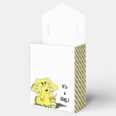 黄色のおもしろい山形の象間抜け象のパーティー愛用ボックス フェイバーボックス (オープン)