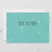 黄色のおもちゃトラックの動揺して子供 招待状 (裏面)