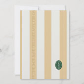 黄色のくぼみのある縁のSave The Date 招待状 (正面)