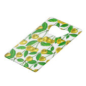 黄色のさくらんぼ クレジットカード栓抜き (正面アングル)