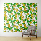 黄色のさくらんぼ タペストリー (インサイチュ(横))