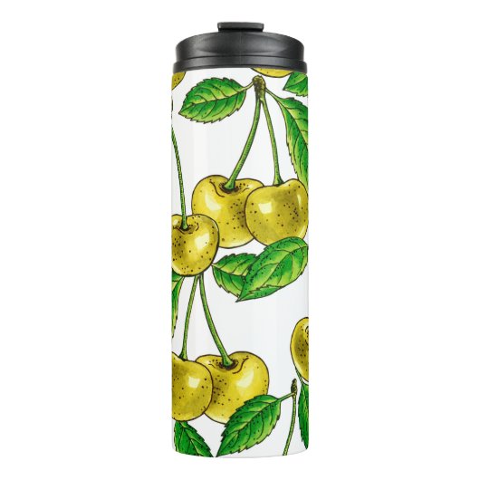 黄色のさくらんぼ タンブラー (正面)