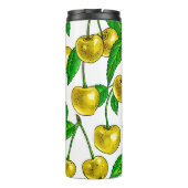 黄色のさくらんぼ タンブラー (裏面)