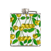 黄色のさくらんぼ フラスク (裏面)