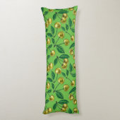 黄色のさくらんぼ ボディピロー (裏面 (縦))