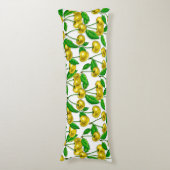 黄色のさくらんぼ ボディピロー (正面縦)