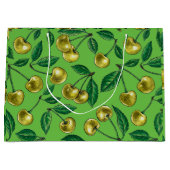 黄色のさくらんぼ ラージペーパーバッグ (正面)