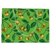 黄色のさくらんぼ ラージペーパーバッグ (裏面)