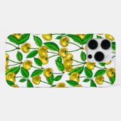 黄色のさくらんぼ iPhoneケース (裏面横)