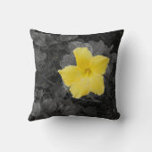 黄色のしぶき クッション (裏面)