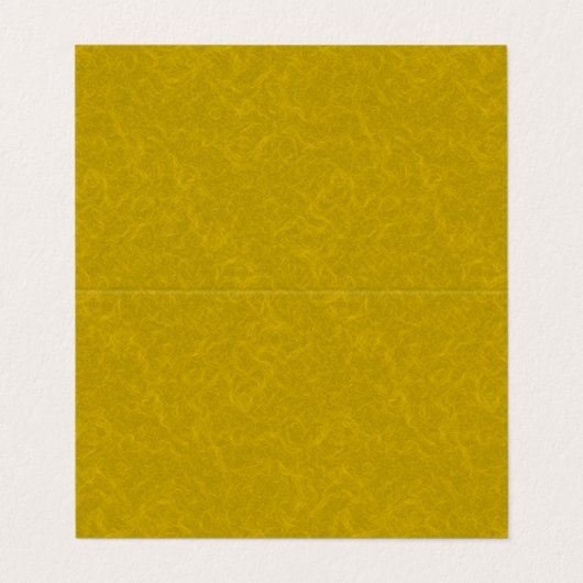 黄色のねじれた表面 名刺 (外部フラット)