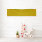 黄色のねじれた表面 横断幕 (インサイチュ)