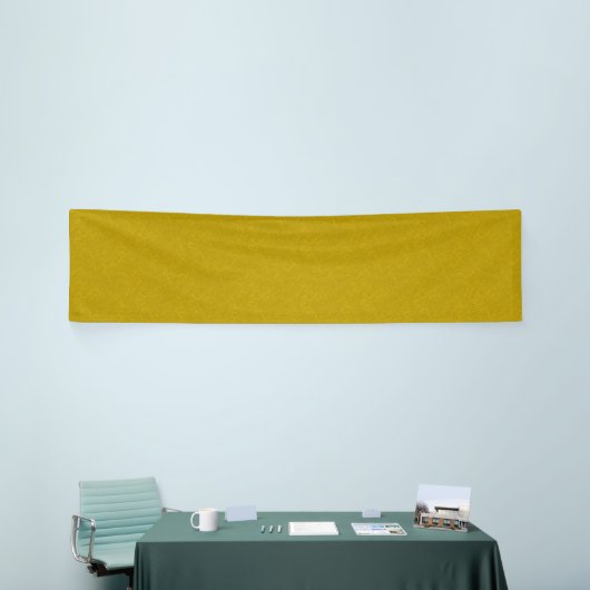 黄色のねじれた表面 横断幕 (トレードショー)