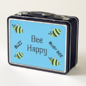 黄色ののまわりにバズ メタルランチボックス (裏面)