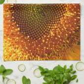 黄色のひなエレガントま キッチンタオル (折り畳み)