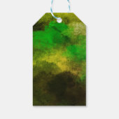 黄色のひまわりギフトラベル ギフトタグ (裏面)