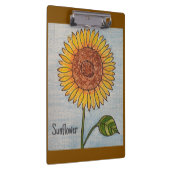 黄色のひまわりクリップボード クリップボード (右)