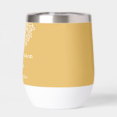 黄色のひまわりパーソナライズされたのスケ結婚ッチ (背面)