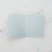 黄色のひまわり植物の花のブランクノートカード サンキューカード (内部)