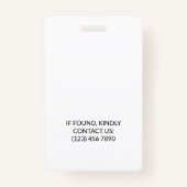 黄色のひまわり素朴とダークウッドの写真 バッジ (裏面)