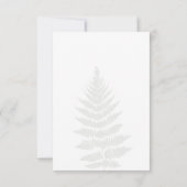 黄色のひまわり結婚式 詳細 封入カード サンキューカード (裏面)