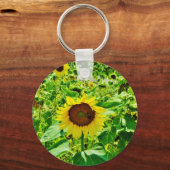 黄色のひまわり キーホルダー (正面)
