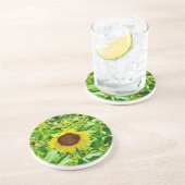 黄色のひまわり コースター (側面)