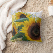黄色のひまわり – 枕 (ブランケット)
