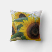 黄色のひまわり – 枕 (裏面)