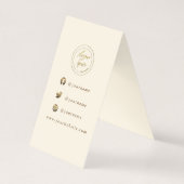 黄色のひま素朴わ花水彩耳飾り (裏面)