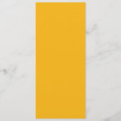 黄色のまわりに蜂蜜蜂ベビーシャワーフード メニュー (裏面)