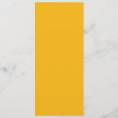 黄色のまわりに蜂蜜蜂ベビーシャワーフード メニュー (裏面)